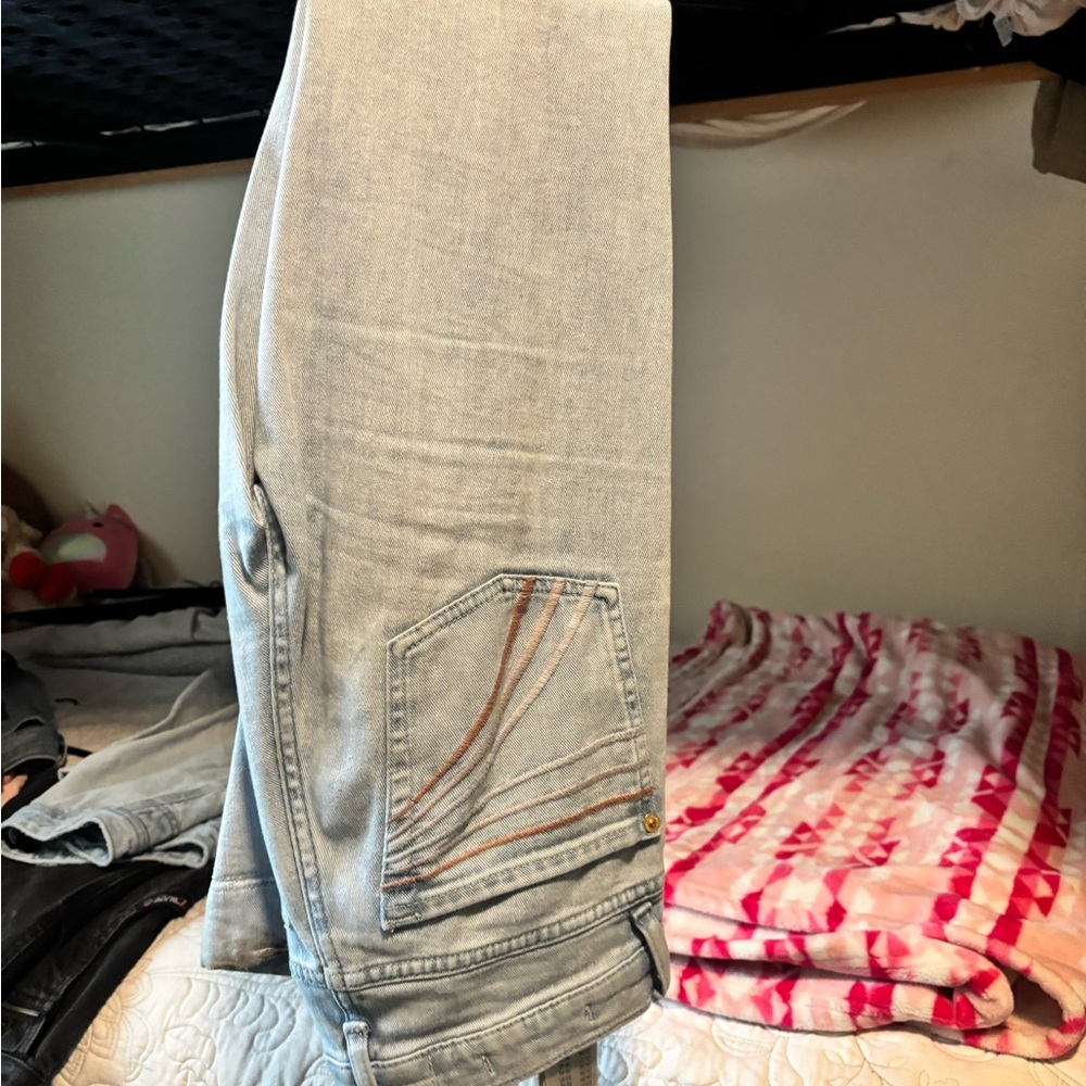 7 For All Mankind Light Wash Denim Jeans